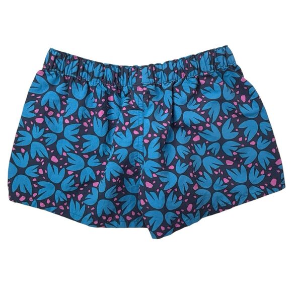 Patagonia Womens Small Barely Baggies 2.5" Shorts Pollen Confetti Dolomite Blue - Picture 2 of 16